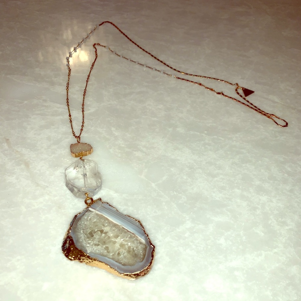 Three stone pendant